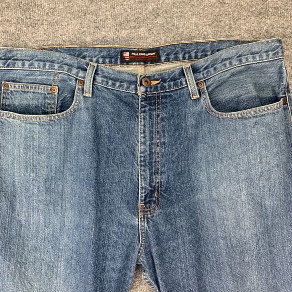Vintage Ralph Lauren Polo Jeans Mens 38 Blue Woodrow Relaxed Fit Cotton Denim - Picture 4 of 12